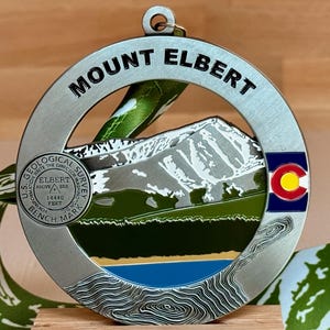 Halterung Elbert Medal/Ornament mit optionaler Gravur/Personalisierung