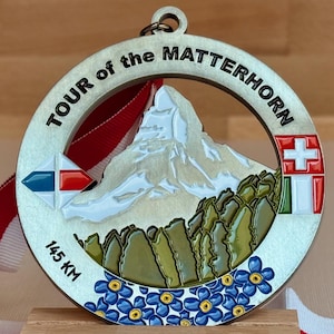 Tour of the Matterhorn Medal / Ornament with optional engraving / personalization