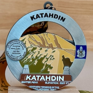 Katahdin Medal / Ornament with optional engraving / personalization