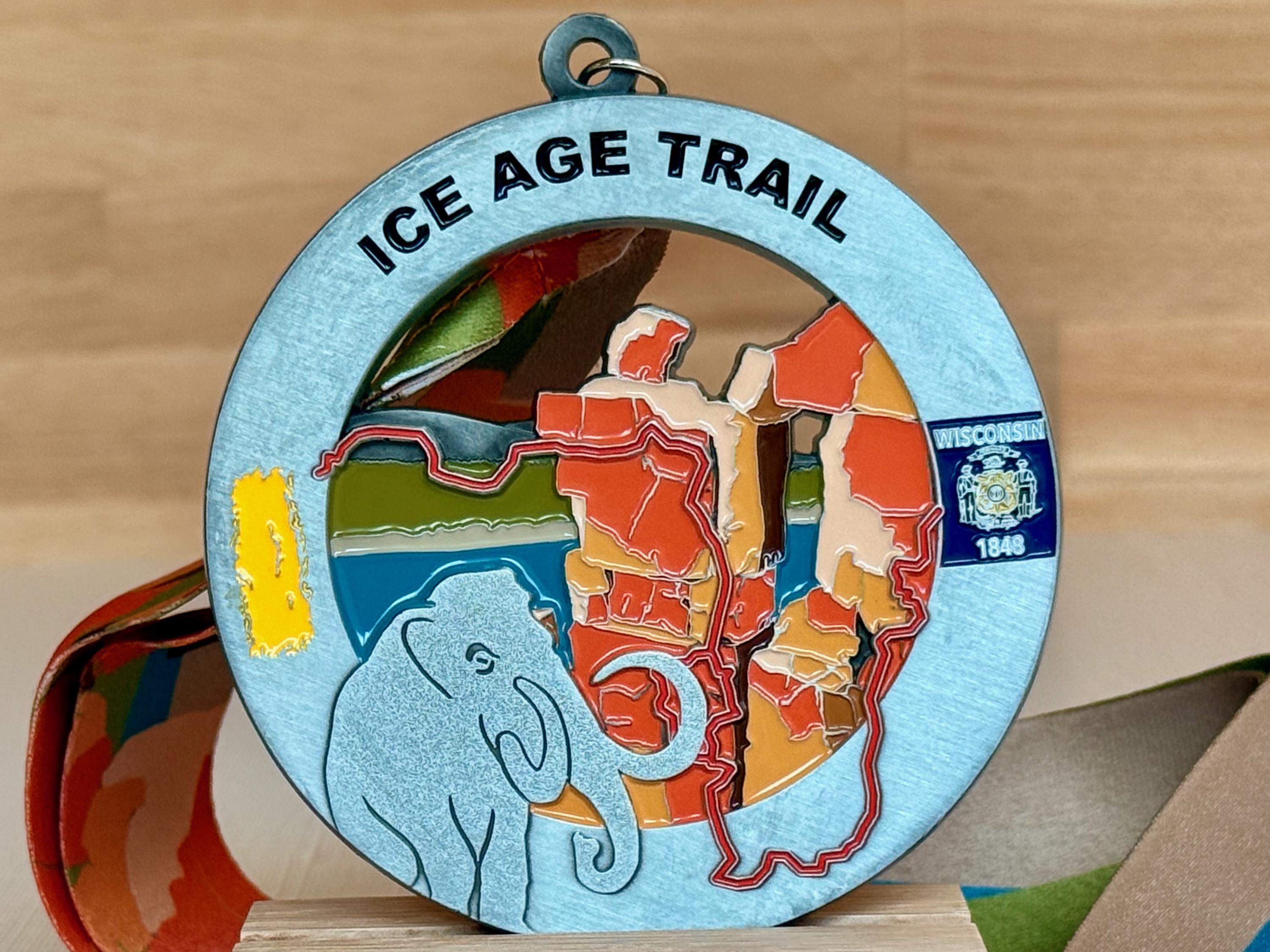 Ice Age Trail Medal / Ornament with optional engraving / personalization