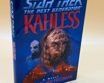 Star Trek The Next Generation Kahless  a Novel by Michael Jan Friedman 1996 Pocket Books edition science fiction book gifts sci fi adventure