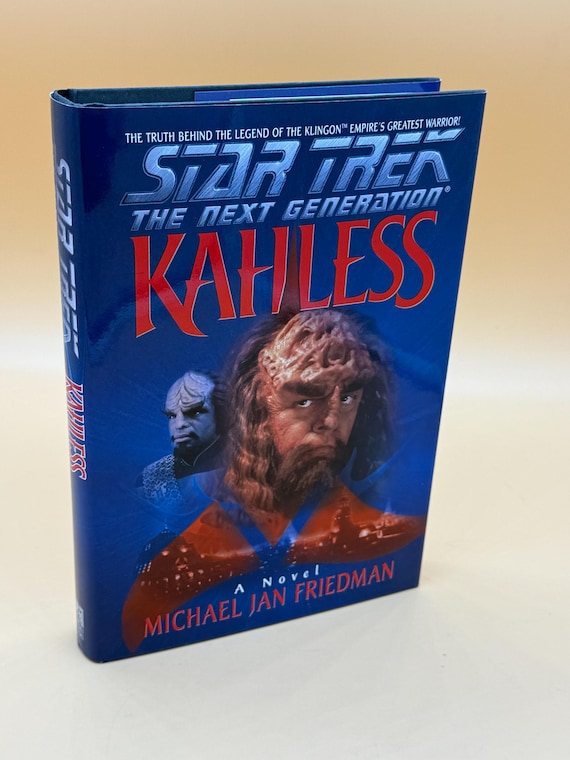 Star Trek The Next Generation Kahless  a Novel by Michael Jan Friedman 1996 Pocket Books edition science fiction book gifts sci fi adventure