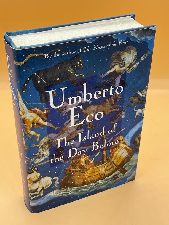 Fiction Novels The Island of the Day Before A Novel by Umberto Eco 1995 First Edition Harcourt Brace Publishing Literary Gifts for Readers