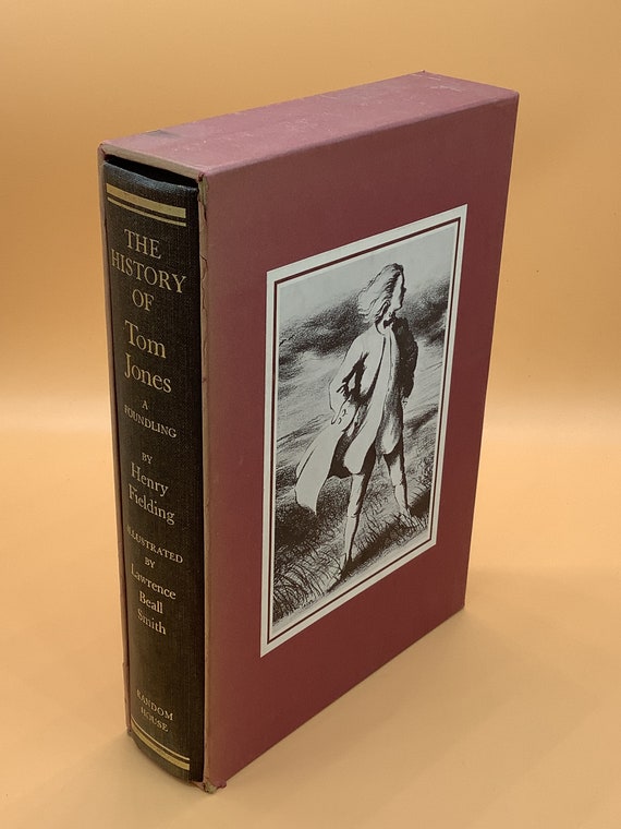 Literary Classics A History of Tom Jones a Foundling in slipcase by Henry Fielding Illustrated by Lawrence Beall Smith 1964 Random House