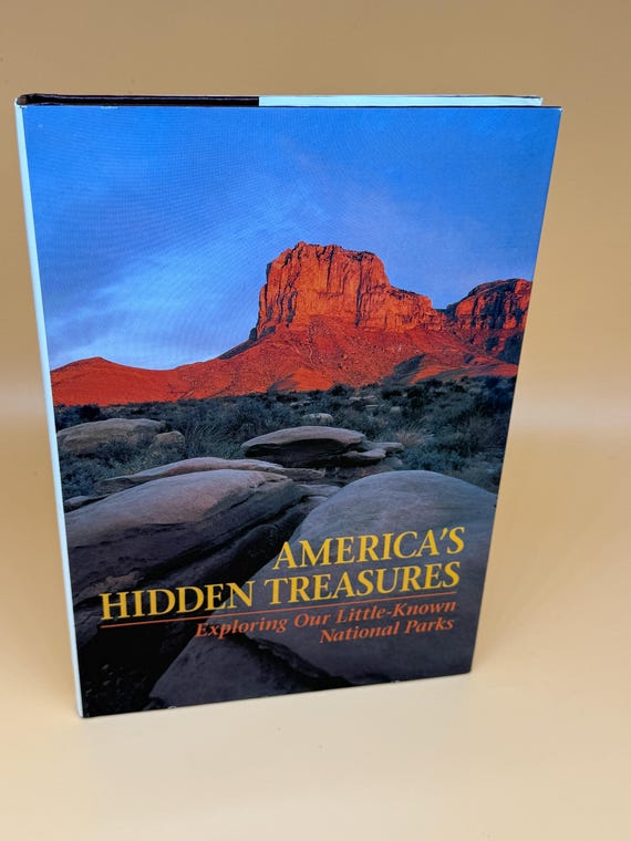 America's Hidden Treasures Exploring Our Little Known National Parks 1992 National Geographic Nature Wildlife books