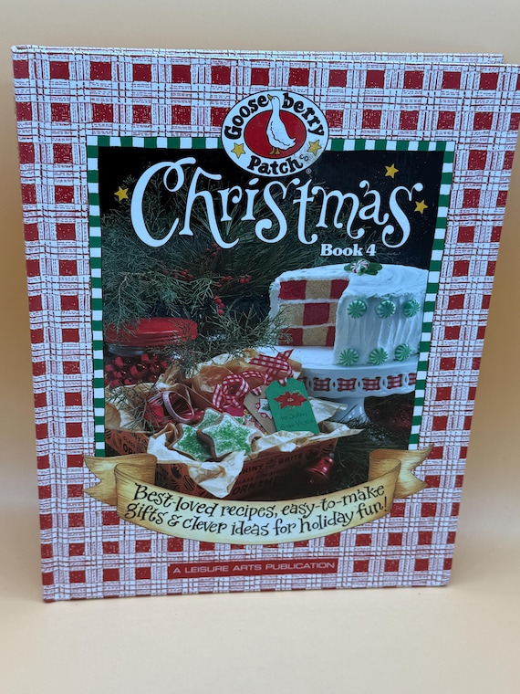 Gooseberry Patch Christmas Book #4  2002 Leisure Art Books Christmas books Holiday books Christmas decorations Holiday decorating cookbooks