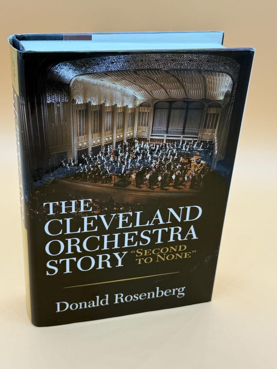The Cleveland Orchestra "Second to None" by Donald Rosenberg First Edition 2000 Gray & Co Publishing Music history books Orchestra book gift