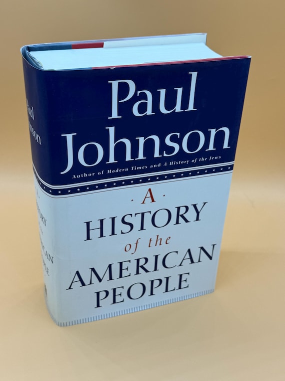 A History of the American People by Paul Johnson 1998 Harper Collins Publishing History Book gifts American history