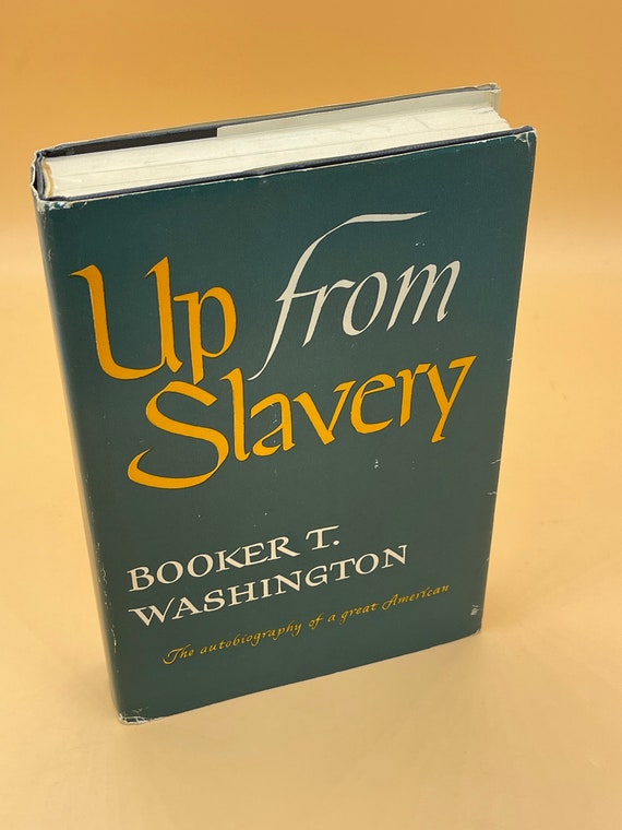 Biography Autobiography books Up From Slavery by Booker T. Washington circa 1960's DoubleDay hardcover Civil Rights History Books