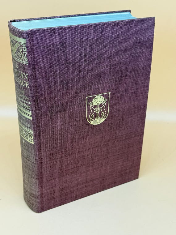 The American Language Inquiry Into the Development of English in the U.S. by H.L. Mencken Abridged Edition 1963 Knopf Publishing Rare Books