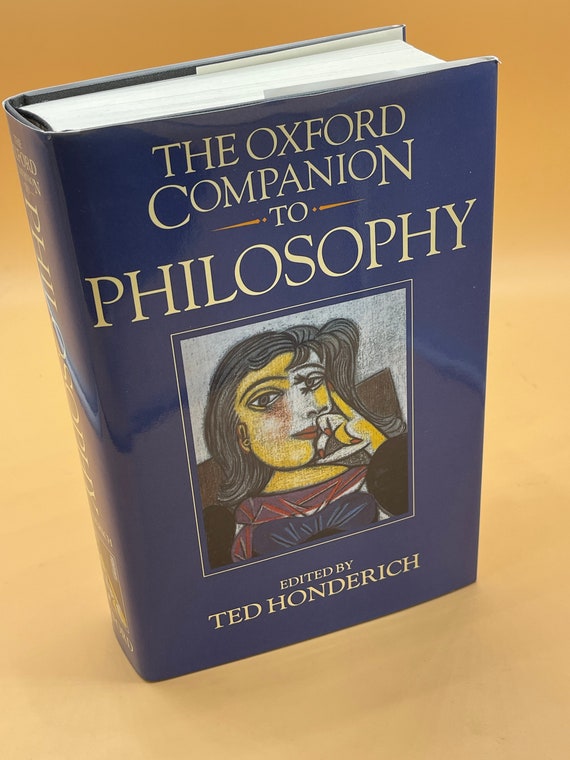 Philosophy Books The Oxford Companion to Philosophy Editor Ted Honderich Oxford University Press 1995 Used Books for Readers Gift