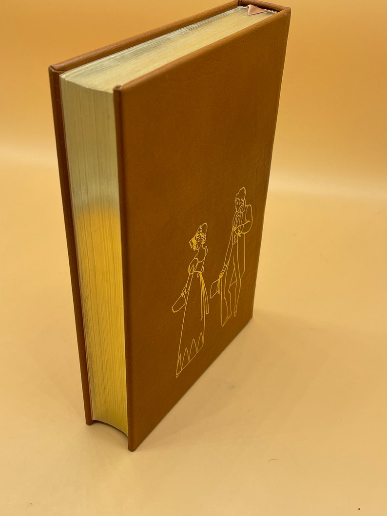 Collectible Literature Books Emma by Jane Austen Illustrator Fritz Kredel 1983 Easton Press Leather Gifts for Readers Literary Classics image 3