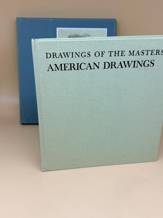 Drawings of the Masters American Drawings 1962 Sherwood Publishing American art history books American Artists