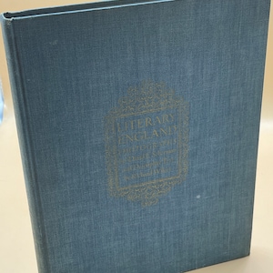 Literary History Books Literary England w Photos by David E Scherman and text by Richard Wilcox 1944 Random House Publishing English History
