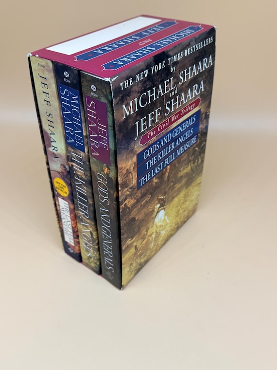 The Civil War Trilogy Gods and Generals, The Killer Angels, The Last Full Measure by Jeff & Michael Shaara historical fiction paperback