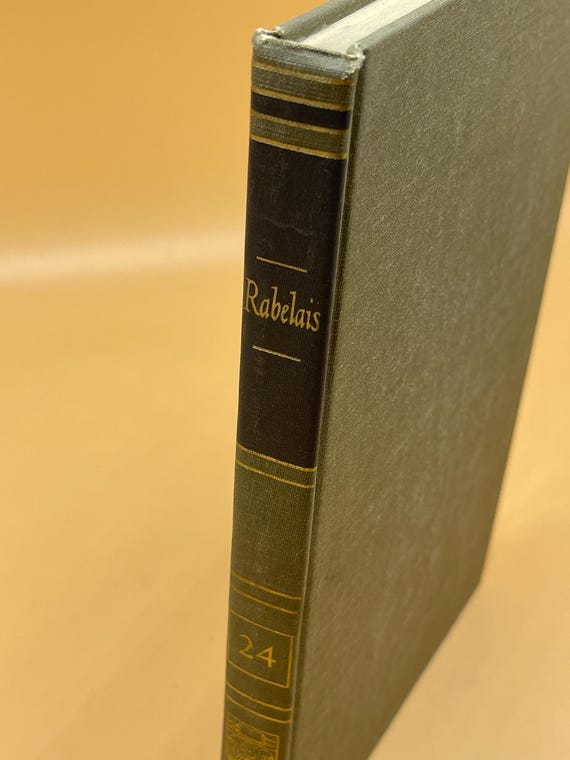 Gargantua and Pantagruel by Rabelais 1952 Britannica Great Books series French Literature Ancient novels rare book gifts for readers