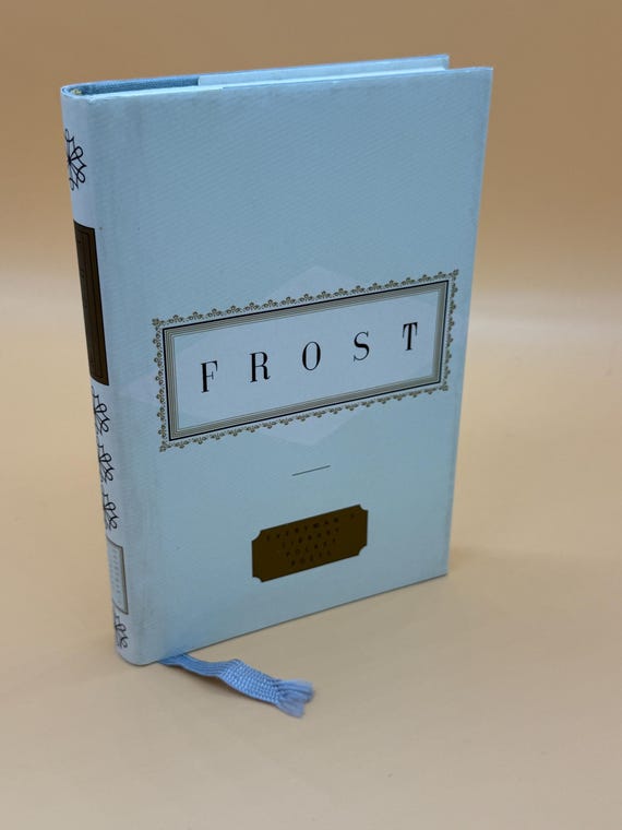 Frost Poems 1997 Everyman's Library Pocket Poets series Robert Frost Poem books Gift Books Poetry Lovers gift