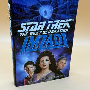 Star Trek The Next Generation Imzadi a Novel by Peter David 1992 Pocket Books Science Fiction books Sci Fi book gifts Star Trek books