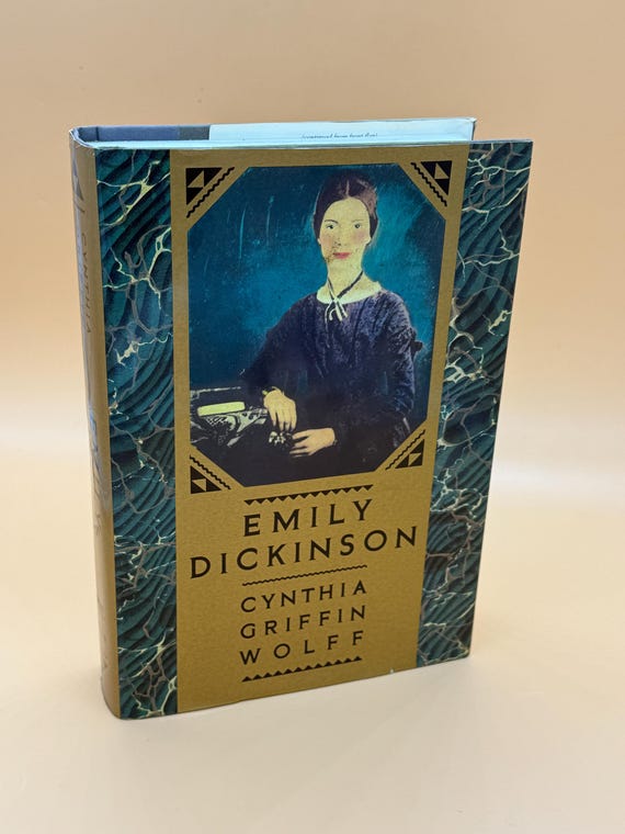 Emily Dickinson by Cynthia Griffin Wolff 1986 Knopf Publishing Literary Biography books