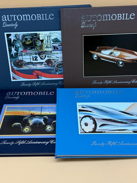 Automobile Quarterly Four Volume set 1897 Automobile Quarterly hardcovers Classic Car Book Gifts for Car lovers Vintage Cars Collectible