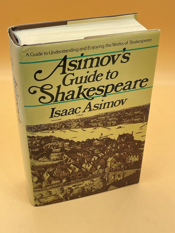 Rare Books Asimov's Guide to Shakespeare by Isaac Asimov 1978 Avenal Books Edition hardcover Shakespeare Books for Readers Gift Used Books