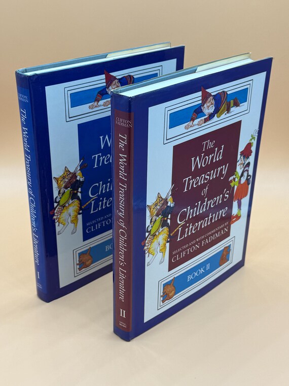 The World Treasury of Childrens Literature Two Volume Set 1984 Little Brown Publishing Childrens books Gift Books Storybooks Fairy Tales