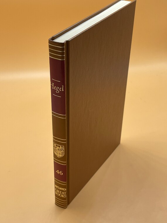 Rare Books The Philosophy of Right The Philosophy of History by Georg Wilhelm F. Hegel 1977 Britannica Great Books Series Philosophy Books