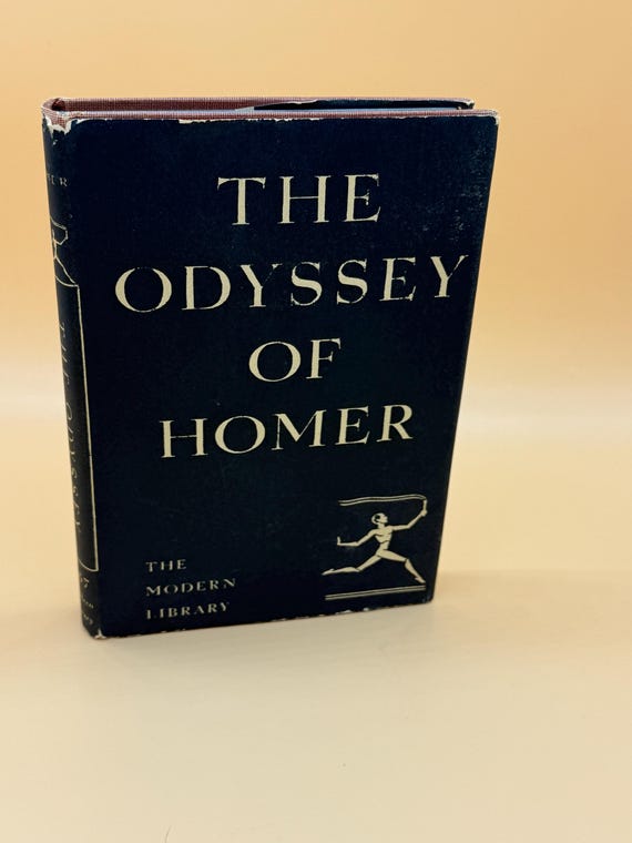 The Odyssey of Homer 1950 Modern Library w Intro by Gilbert Highet Epic Greek poems