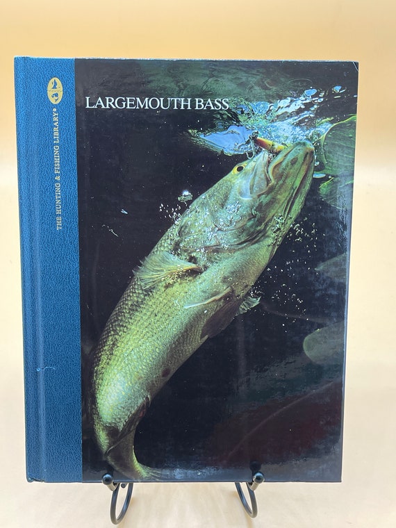 Fishing Books Largemouth Bass from Time Life Hunting and Fishing Library series circa 1990's Gift Books for Fishermen Sporting Book Gifts