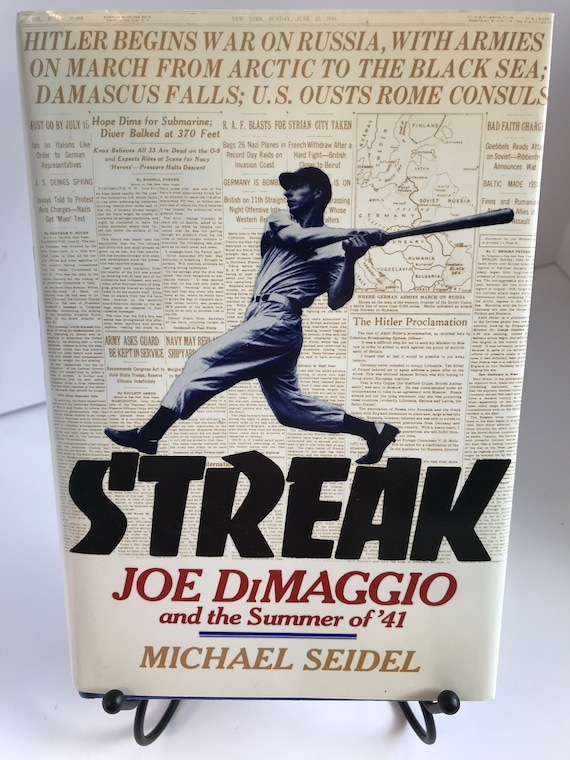 Baseball Books  Streak Joe DiMaggin and the Summer of '41  by Michael Seidel Baseball Gift Books Baseball Player Biography Books