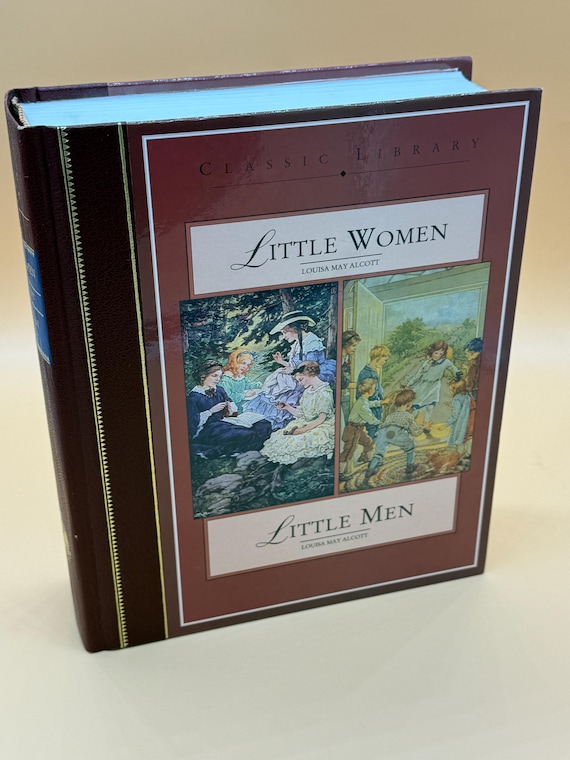 Little Women & Little Men by Louisa May Alcott 1995 Smithmark Publishing Classic Library Edition Illustrator Clara M Burd Classic Literature