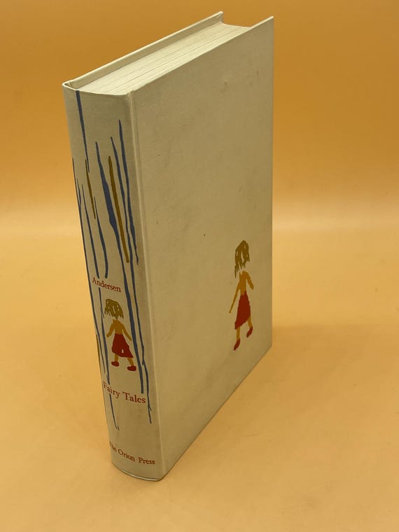 Fairy Tales of Hans Christian Andersen 1958 Orion Press Illustrated Storybook Fairy Tale books for Children Rare Gift Books for kids