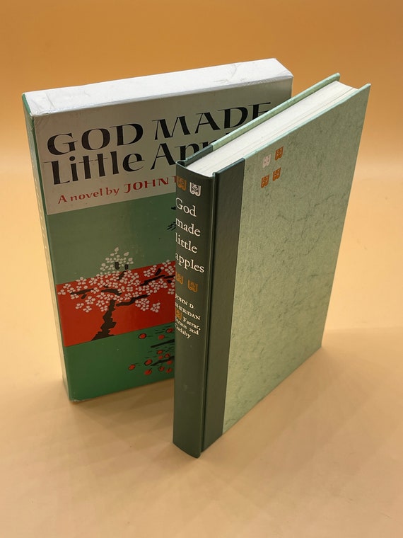 Rare Books God Made Little Apples a Novel by John Sheridan First Printing 1962 Farrar Straus Cudahy fiction novel gifts for readers