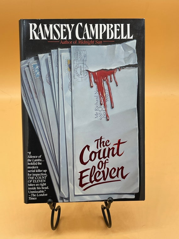 Horror Books The Count of Eleven by Ramsey Campbell  TOR Books First Edition June 1992 hardcover with dust jacket collectible horror fiction