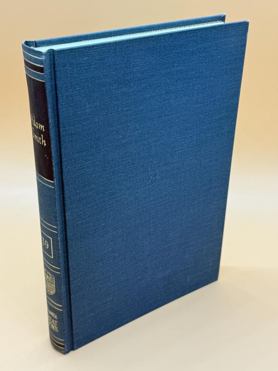 An Inquiry Into the Nature and Causes of the Wealth of Nations by Adam Smith 1952 Britannica Great Book Series Vol 39 history book gifts