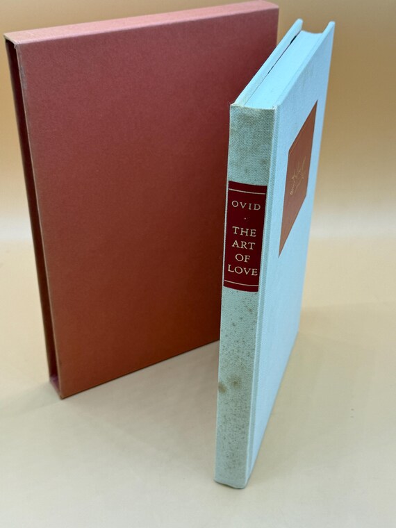 Ovid The Art of Love translator B.P. Moore Illustrator Eric Fraser 1971 Heritage Press w slipcase Epic Poetry Books Book Gifts Ancient Poems
