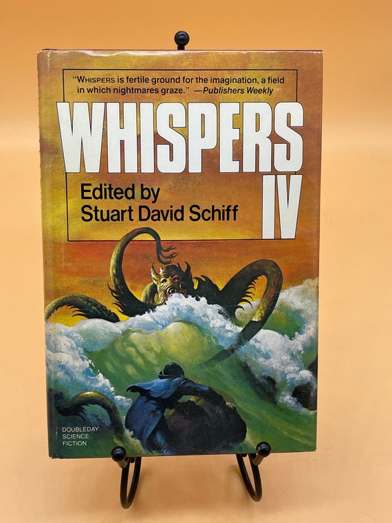 Horror Books Whispers lV Edited by Stuart David Schiff with SIGNED bookplate by editor 1983 Doubleday Rare Books Horror Gifts for Readers