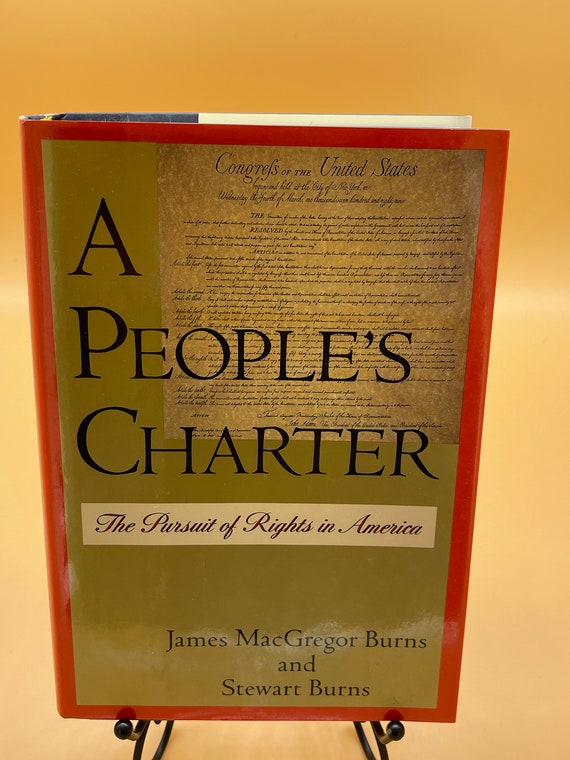 American History Books A People's Charter The Pursuit of Rights in America by James MacGregor Burns and Stewart Burns Civil Rights Books