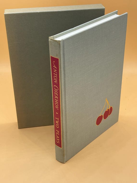 Two Plays by Anton Chekov The Cherry Orchard & Three Sisters 1966 Heritage Press Edition Russian Literature Russian Plays Russian Playwright