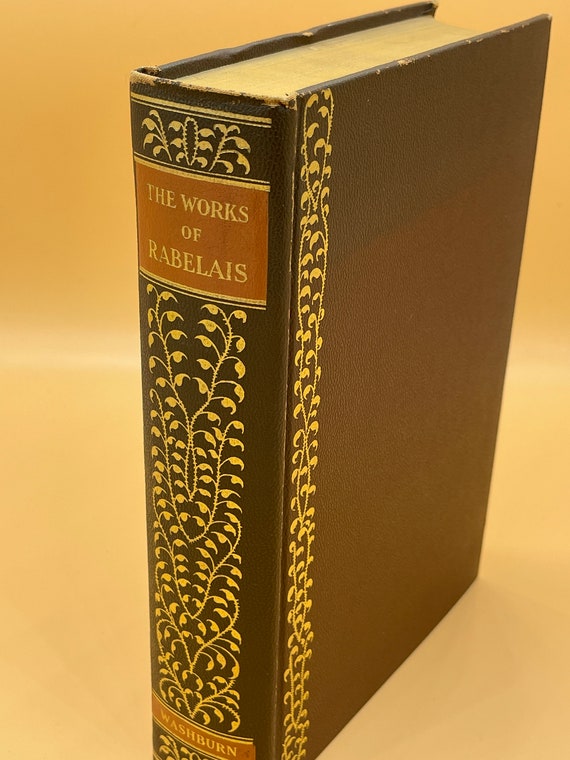 Rare Books The Works of Rabelais 1930 Washburn Press both volumes I & II in One Edition Rabelais Books Gift Books