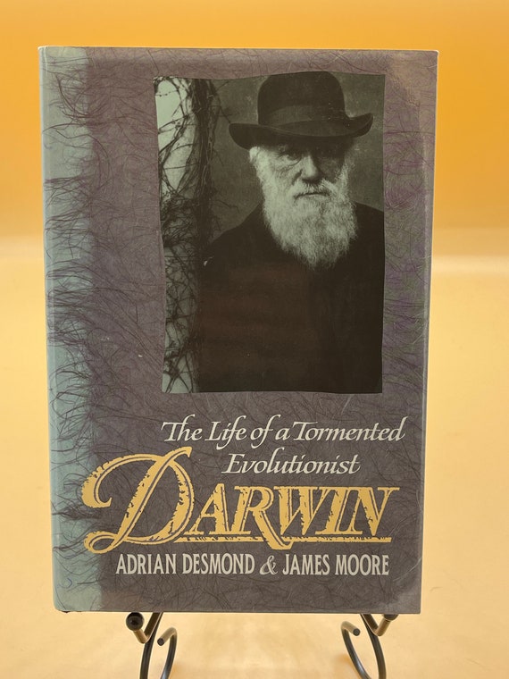 Biography Books Darwin The Life of a Tormented Evolutionist by Adrian Desmond & James Moore Darwin Biography Used Books Evolutionists