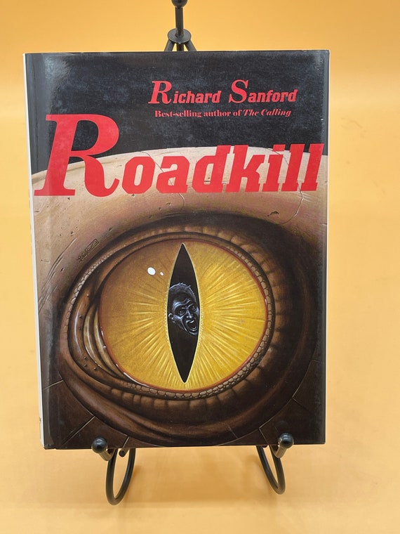 Horror Books Roadkill by Richard Sanford 1995 Write Way Publishing hardcover Horror Lovers Gift Books for Readers Suspense Thriller Fiction