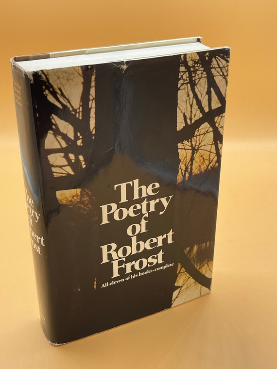 Poetry Books The Poetry of Robert Frost All 11 of his books complete 1969 Holt Rinehart Winston Publishing Poetry Lovers Gift Books