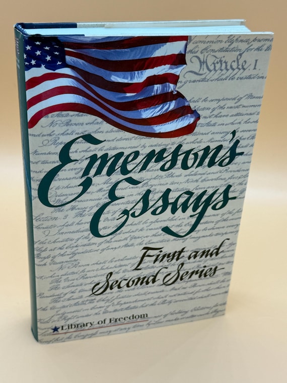Emerson's Essays First and Second Series 1993 Library of Freedom Gramercy Press Historic Essays history books