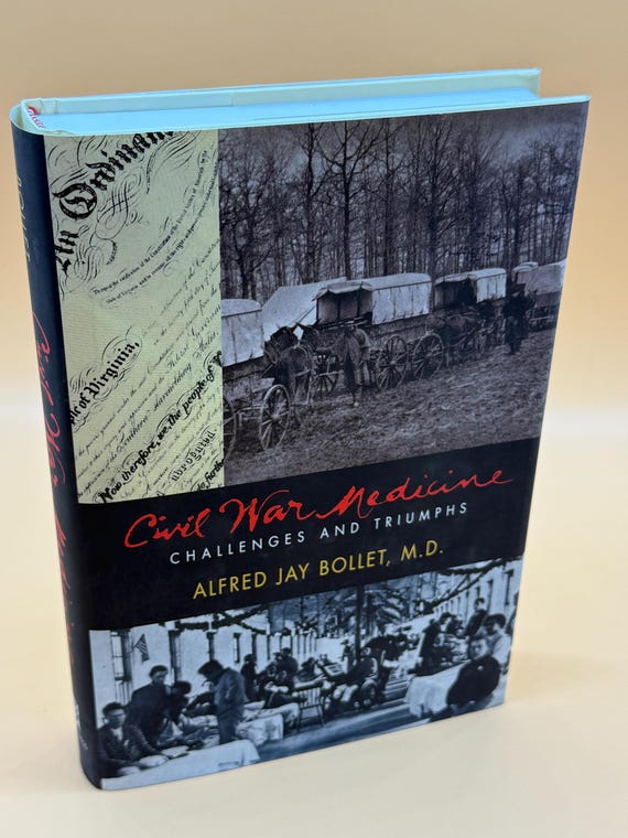Civil War Medicine Challenged and Triumphs by Alfred Jay Ballet 2002 Galen Press Civil War history books Medical gift books Medical History