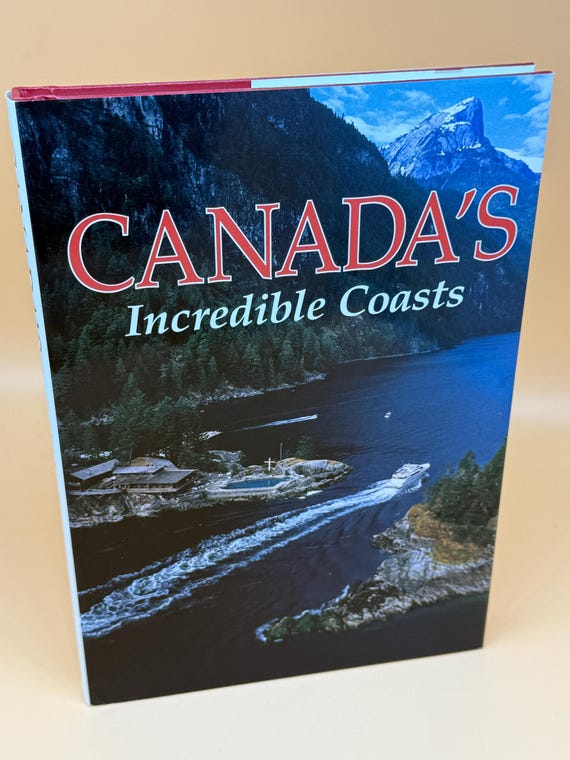 Canada's Incredible Coasts 1991 National Geographic Society Publishing Canadian history books Books about Canada Nature book gifts