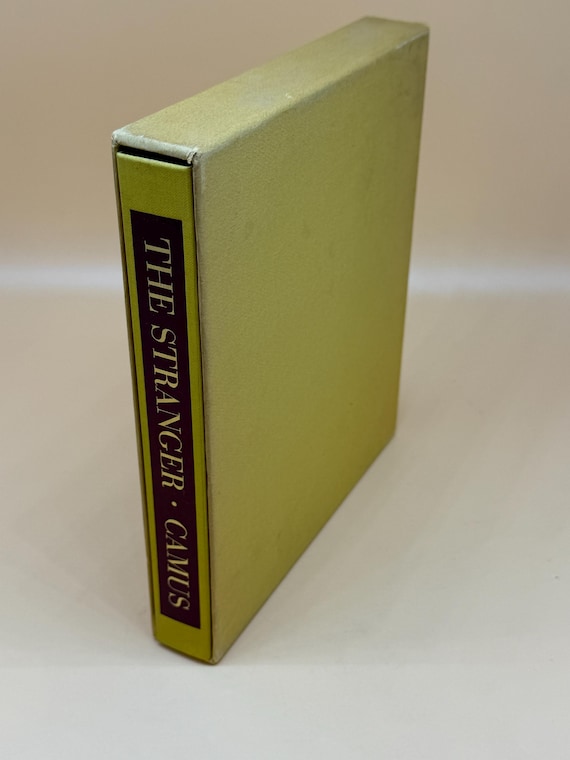 The Stranger by Albert Camus 1971 Heritage Press HC with slipcase Classic Literature French Novels French literature Vintage Book Gifts