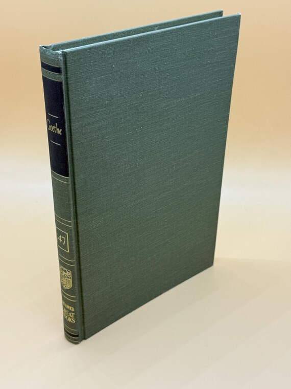 Faust Parts One and Two by Goethe 1952 Britannica Great Books Series Tragic Plays German Playwrights German Literature Rare Book gifts