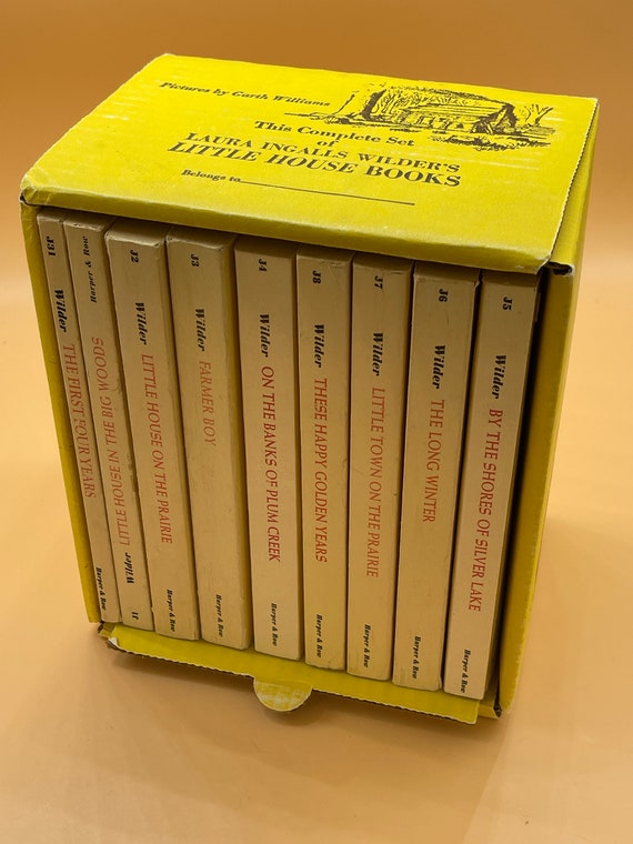 Childrens Books The Complete Set of Laura Ingall's Wilder Little House Books 1971 Harper Row Publishing Rare Books Gift Books for Children