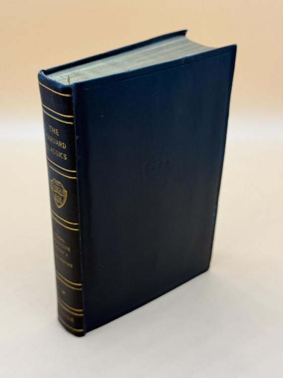 Don Quixote Part One by Cervantes 1909 Collier Publishing The Harvard Classics Fabrikoid Edition Classic Literature Rare Books Spanish Novel